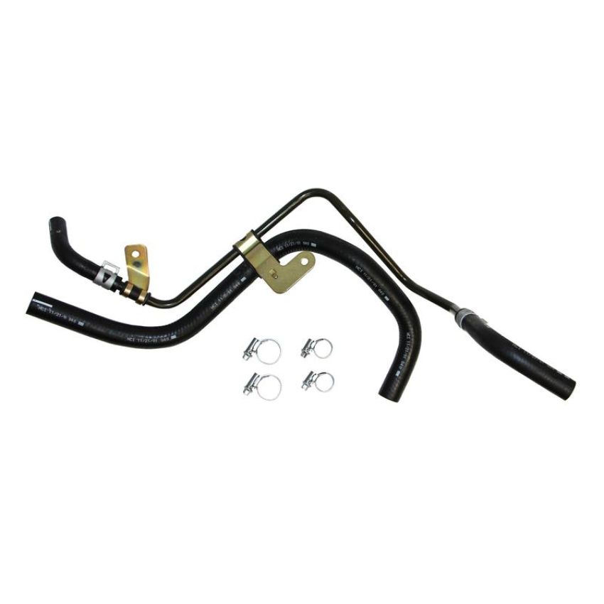 CRP PRODUCTS PSH0436 Rein OE Quality Power Steering Suction Hose w/ Clamps