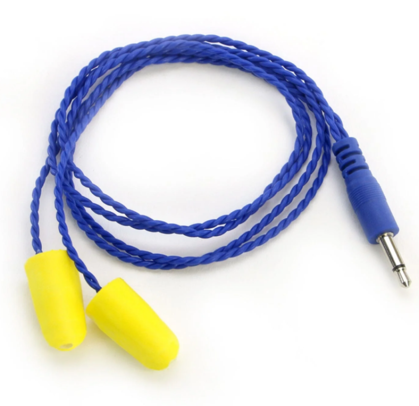 Rugged Radios ALPHA-BUDS-M AlphaBud Foam Earbud Speakers - Mono and Stereo Mono