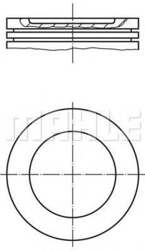 MAHLE 037 66 00 Engine Piston
