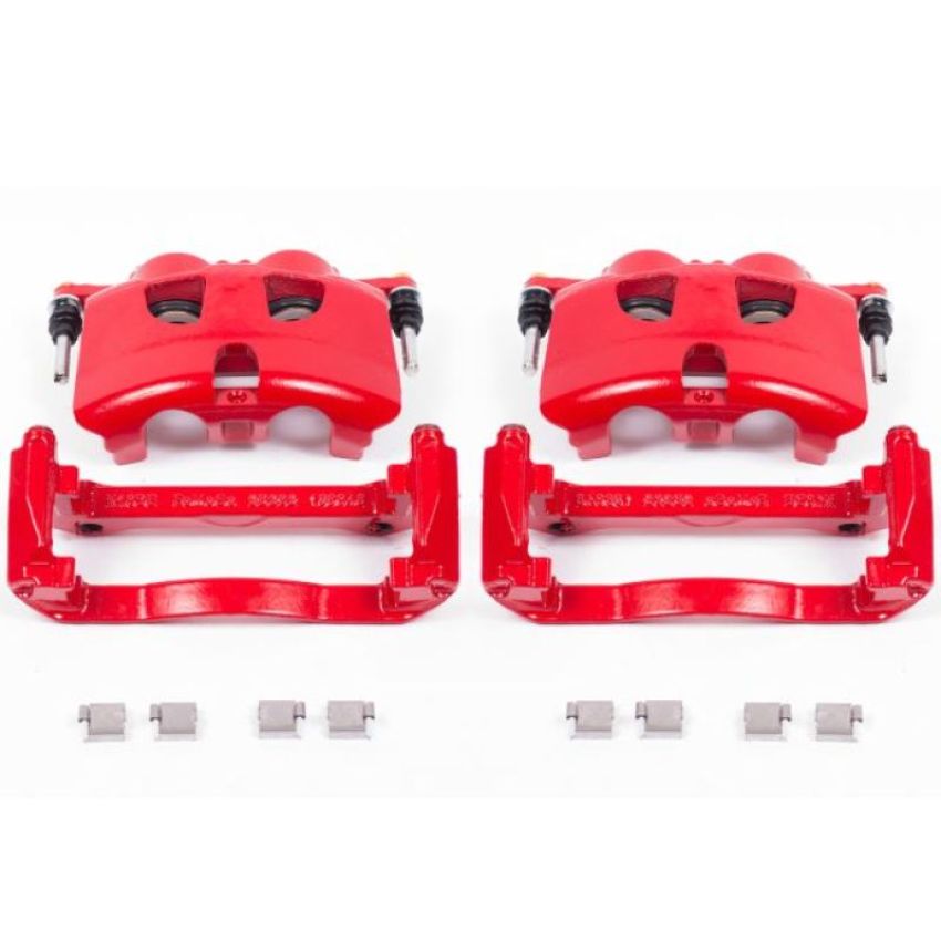 PowerStop S5404 Red Powder Coated Calipers