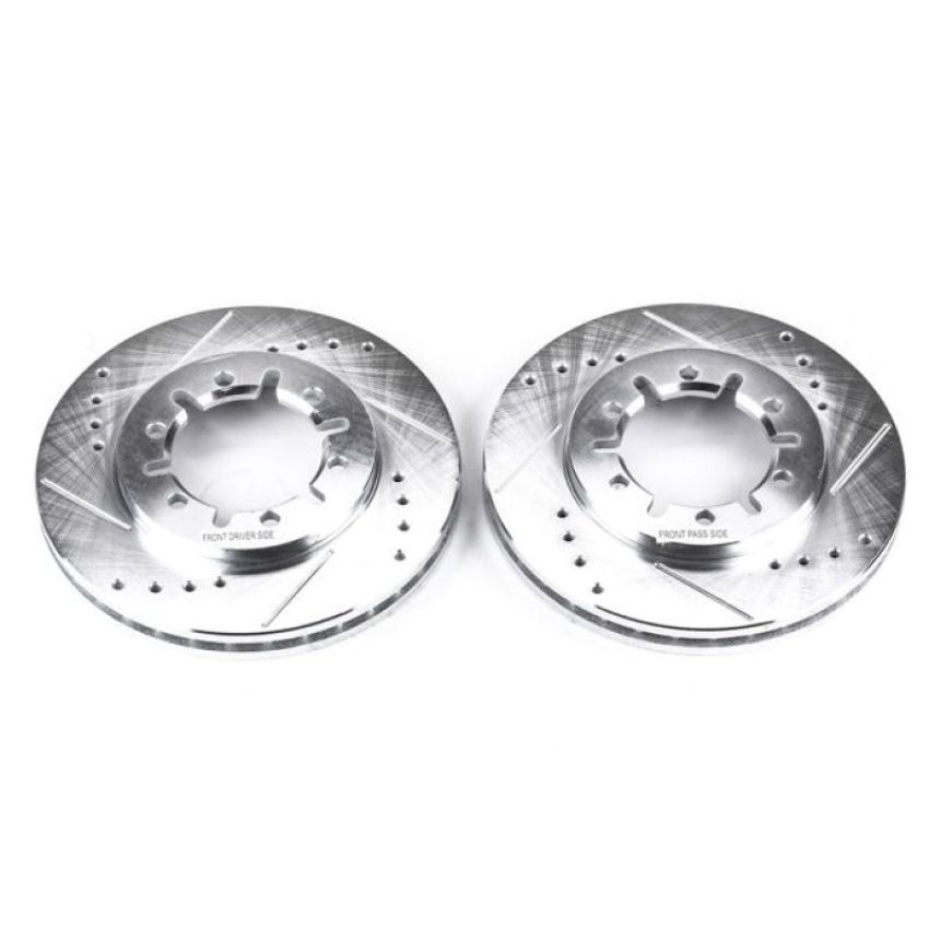 PowerStop JBR915XPR PowerStop Evolution Performance Drilled, Slotted & Plated Brake Rotor Pair
