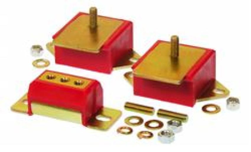 Prothane 1-1904 Jeep Motor & Trans Mount Kit - Red