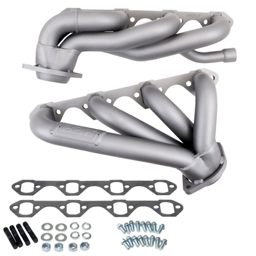 BBK Performance Parts 3511 1987-1995 FORD F150 351W 1-5/8 SHORTY EXHAUST HEADERS (TITANIUM CERAMIC)
