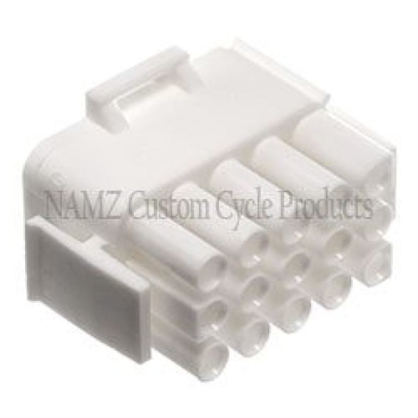 NAMZ NA-350736-1 AMP Mate-N-Lock 15-Position Female Wire Plug Connector w/Wire & Interface Seals
