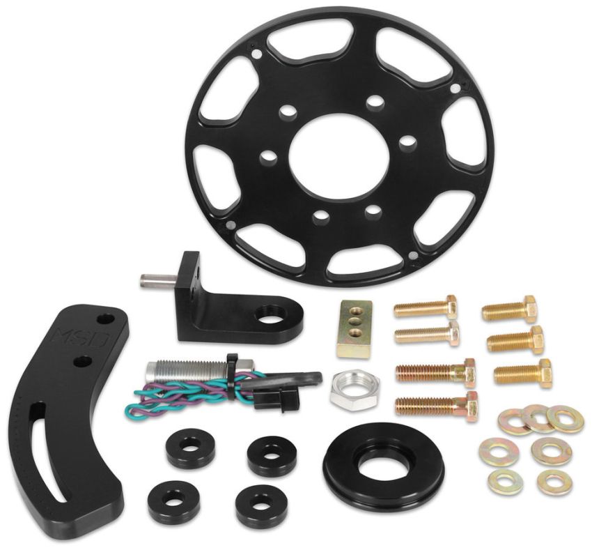 MSD IGNITION MSD86103 Crank Trigger Kit SBC w/7in Wheel