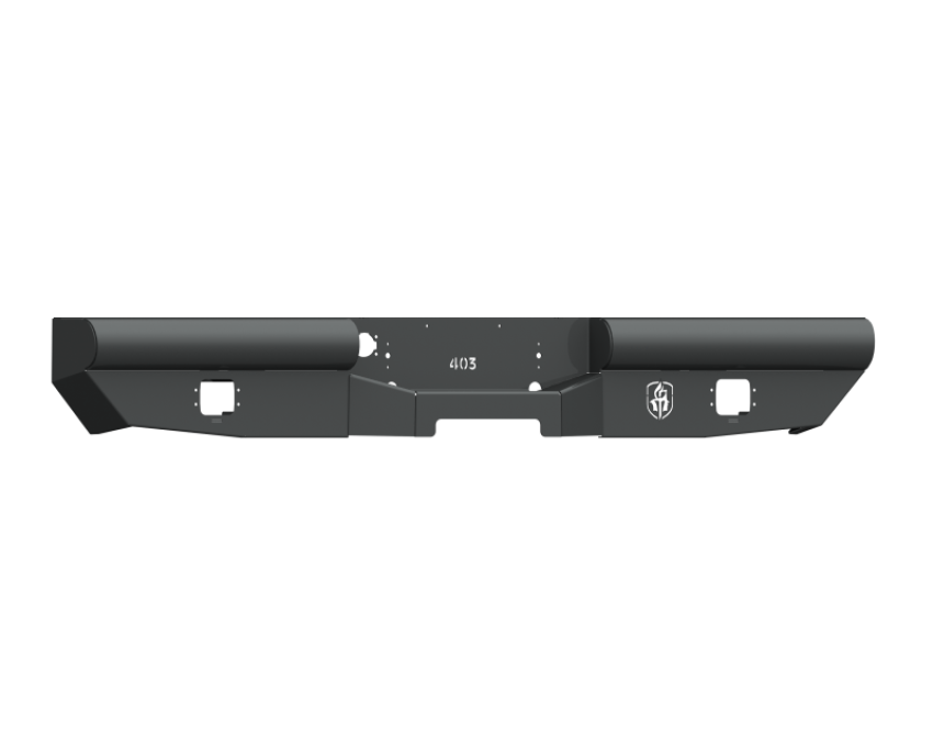 Road Armor 403VR0B 03-09 Dodge 2500 Vaquero Rear Non-Winch Bumper - Tex Blk