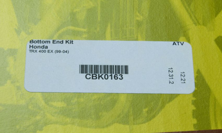 Hot Rods CBK0163 99-04 Honda TRX 400 EX 400cc Bottom End Kit