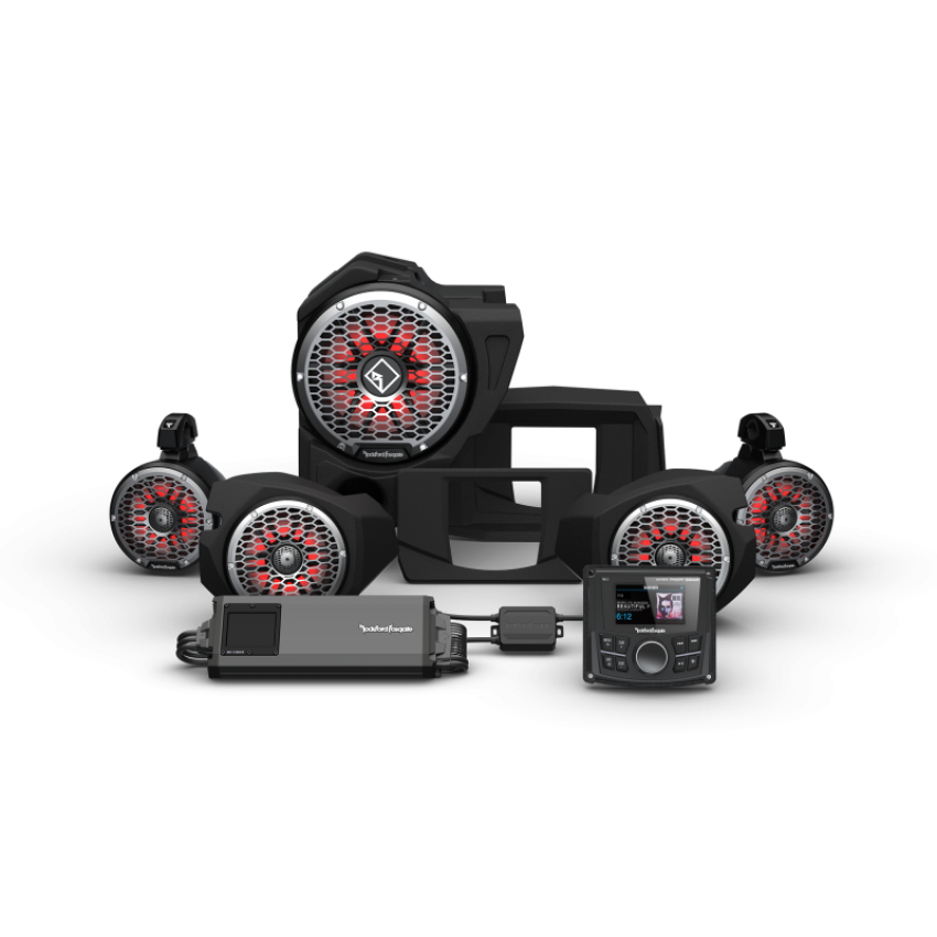 Rockford Fosgate UTV RZR14-STG5 Rockford Fosgate 14+ RZR Stage-5 Audio System (Gen-3)
