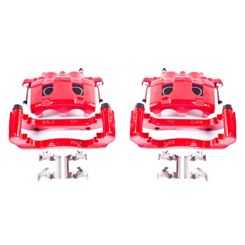 PowerStop S4988 Red Powder Coated Calipers