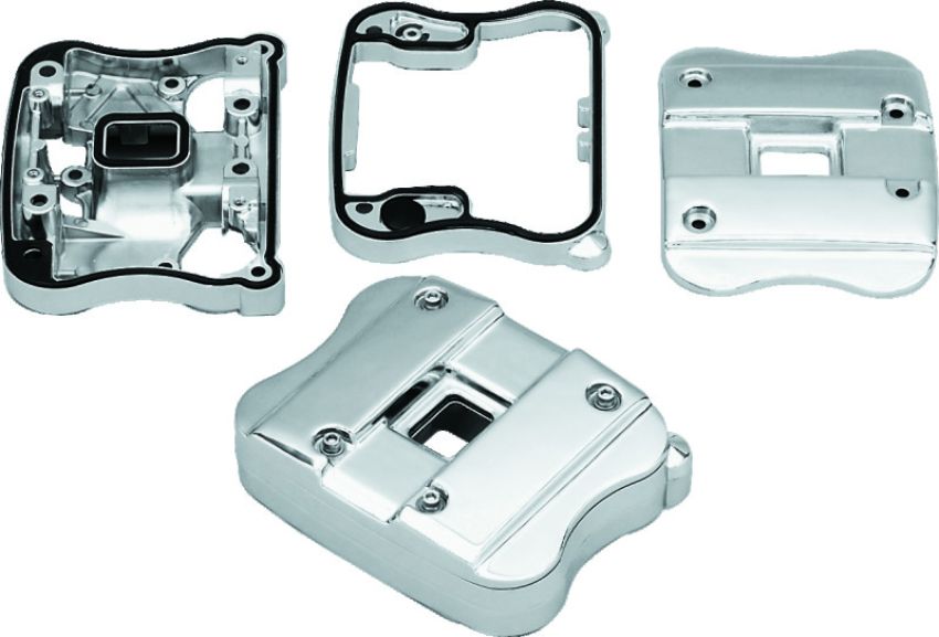 Bikers Choice 489724 86-99 XL Chrome Rocker Box Kit