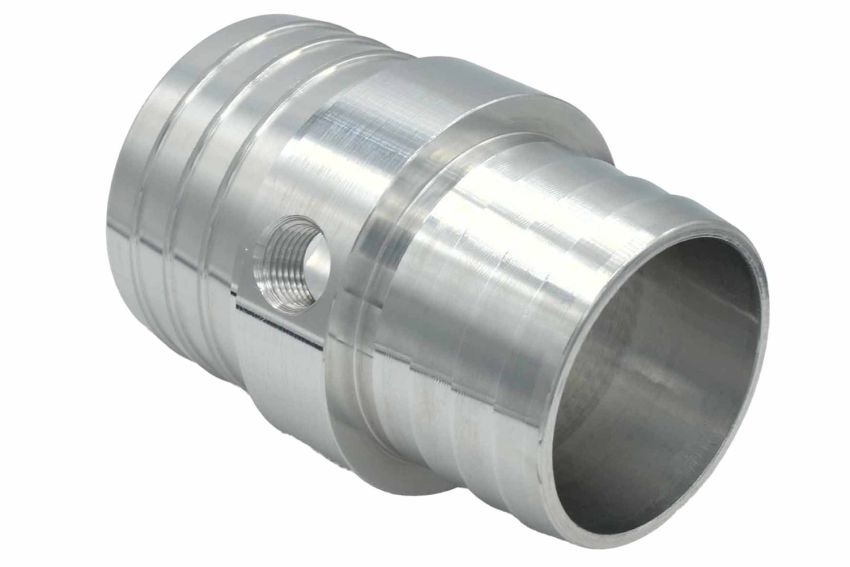 ICT BILLET ICTAN627-21X125 1-1/4 to 1-1/2 Hose w/ 1/8NPT Steam Port Adapt