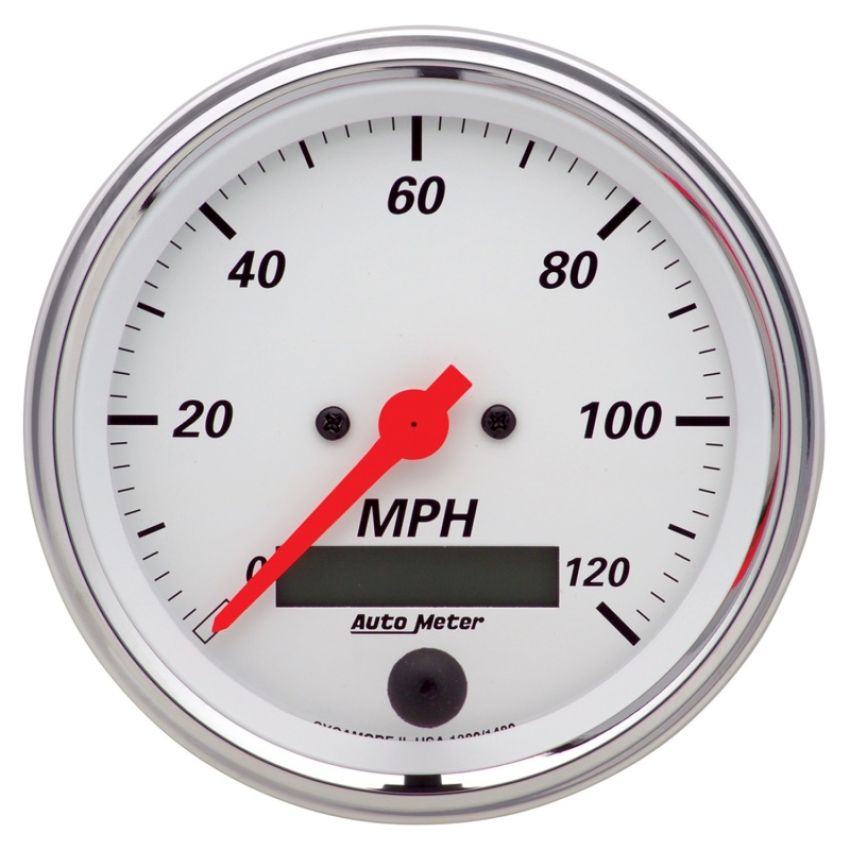 AUTOMETER ATM1380 3-3/8in A/W Street Rod Speedo