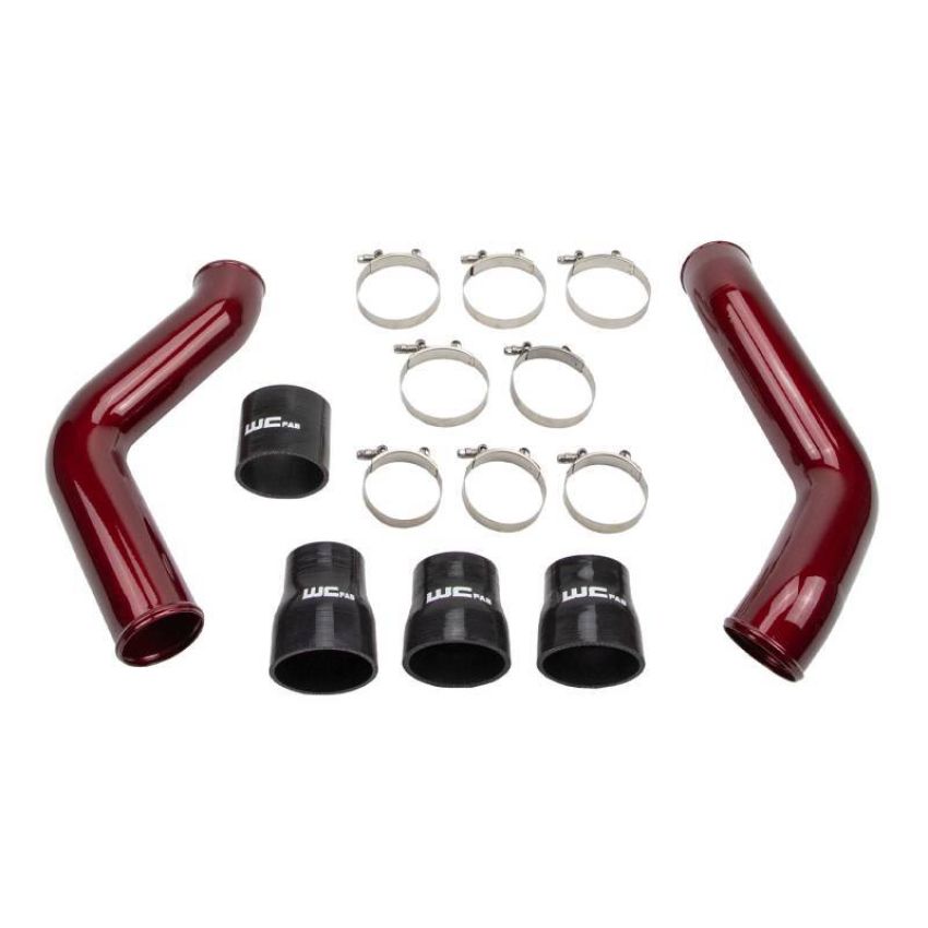 Wehrli WCF100292-RED 19-23 Dodge Cummins 6.7L Stage 1 High Flow Intake Bundle Kit  - WCFab Red