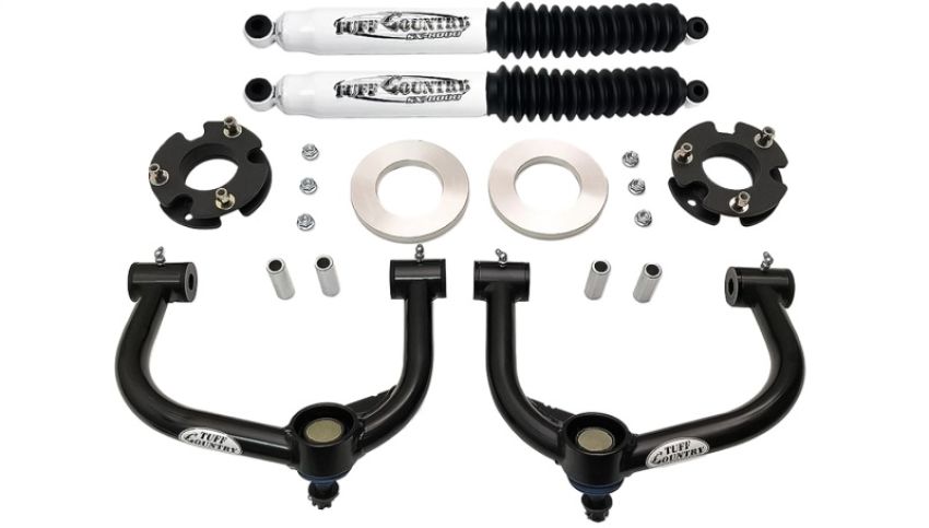 Tuff Country 23925KN 21-22 Ford F-150 4x4 3in Front Lift Kit w/Ball Joint Upper Control Arms and Shocks