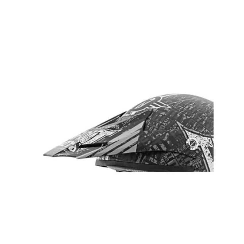 Speed and Strength 874975 SS2300 Tap Out Visor - Black/Charcoal