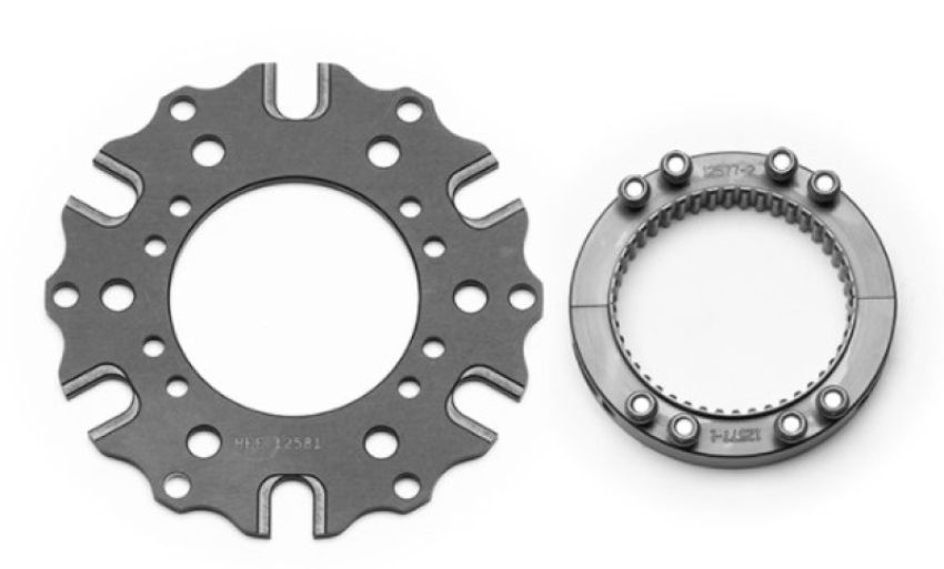 Wilwood 270-12635 Hub Kit-Splined Sprint Axle Clamp-Dynamic 6 x 5.50 BC w/ T-Nuts (GEN II)