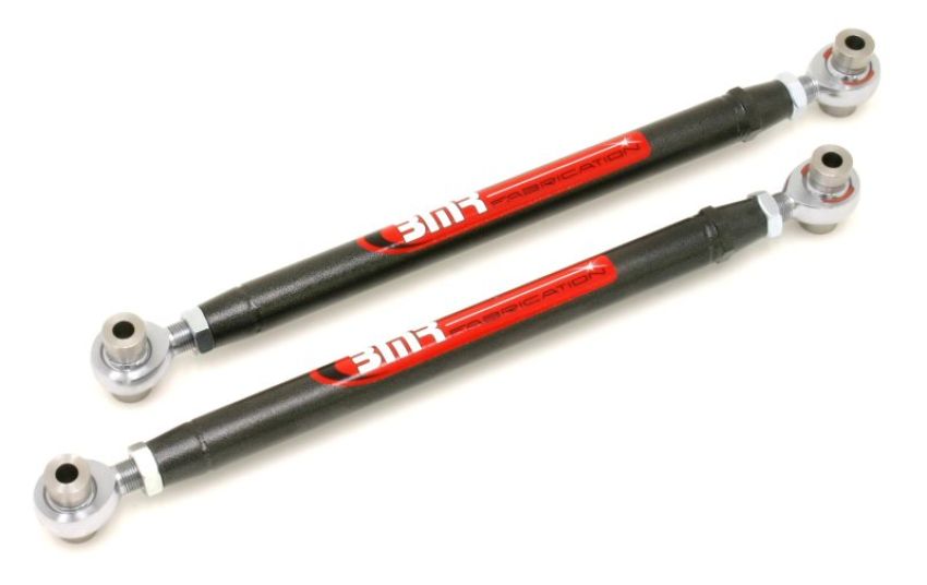 BMR Suspension TCA020H BMR 05-14 S197 Mustang Double Adj. Lower Control Arms w/ Heavy Duty Rod Ends - Black Hammertone