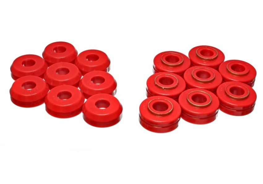 Energy Suspension 4.4101R Fd Bronco Body Mount Set - Red