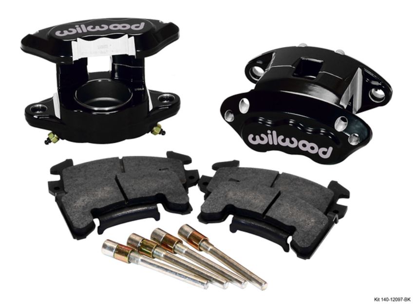 Wilwood 140-12097-BK D154 Front Caliper Kit - Black 2.50in Piston 1.04in Rotor