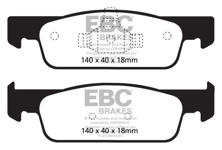 EBC Brakes DP22146 Greenstuff 2000 Series Sport Brake Pads