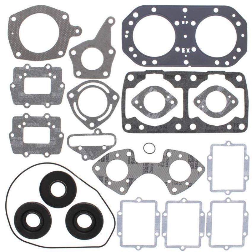 Vertex Pistons 611403 Vertex Gaskets 92-96 Kawasaki JS750 SX Complete Gasket Kit w/ Oil Seals