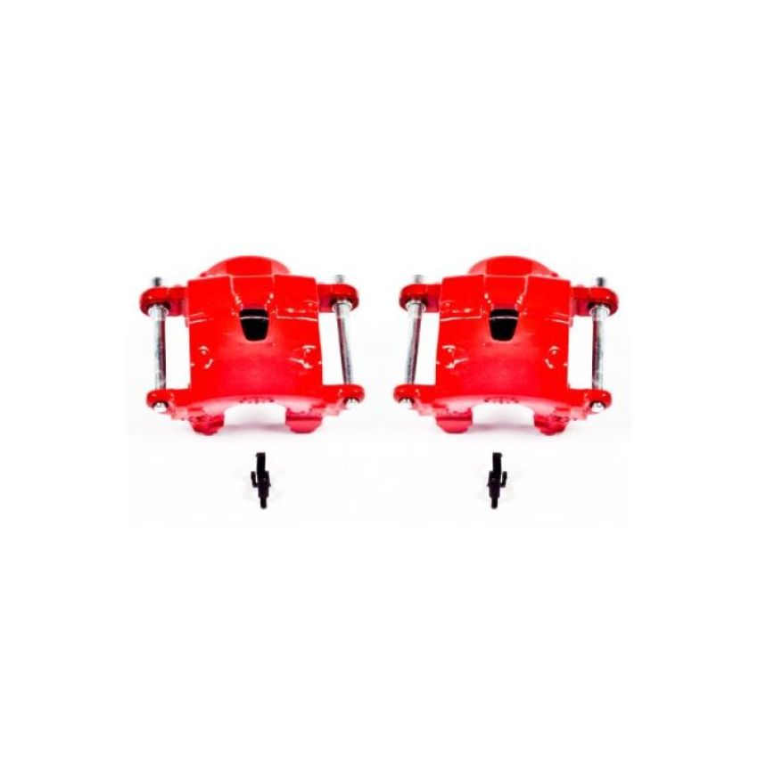 PowerStop S4071 Red Powder Coated Calipers