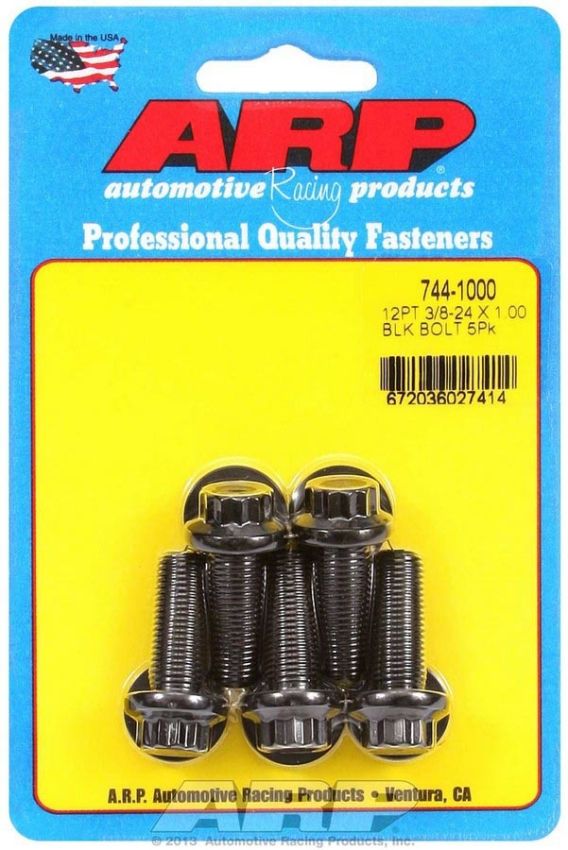 ARP ARP744-1000 Bolt Kit - 12pt. (5) 3/8-24 x 1.000