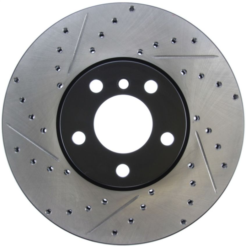 Stoptech 127.34098R Slotted & Drilled Sport Brake Rotor
