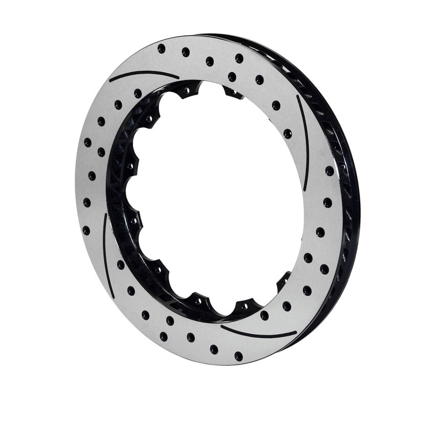 Wilwood 160-7799-BK Rotor-SRP48 SPC-37-LH-BLK-Drill 13.06 x 1.25 - 12 on 8.75in