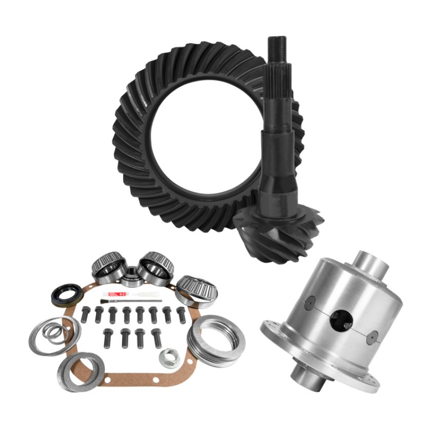 Yukon Gear & Axle YGK2139 Yukon 10.5in Ford 3.73 Rear Ring & Pinion Install Kit 35 Spline Positraction