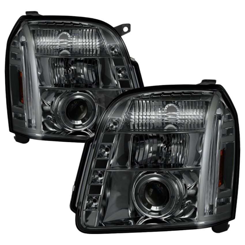 SPYDER 5029348 Projector Headlights - LED Halo - Smoke