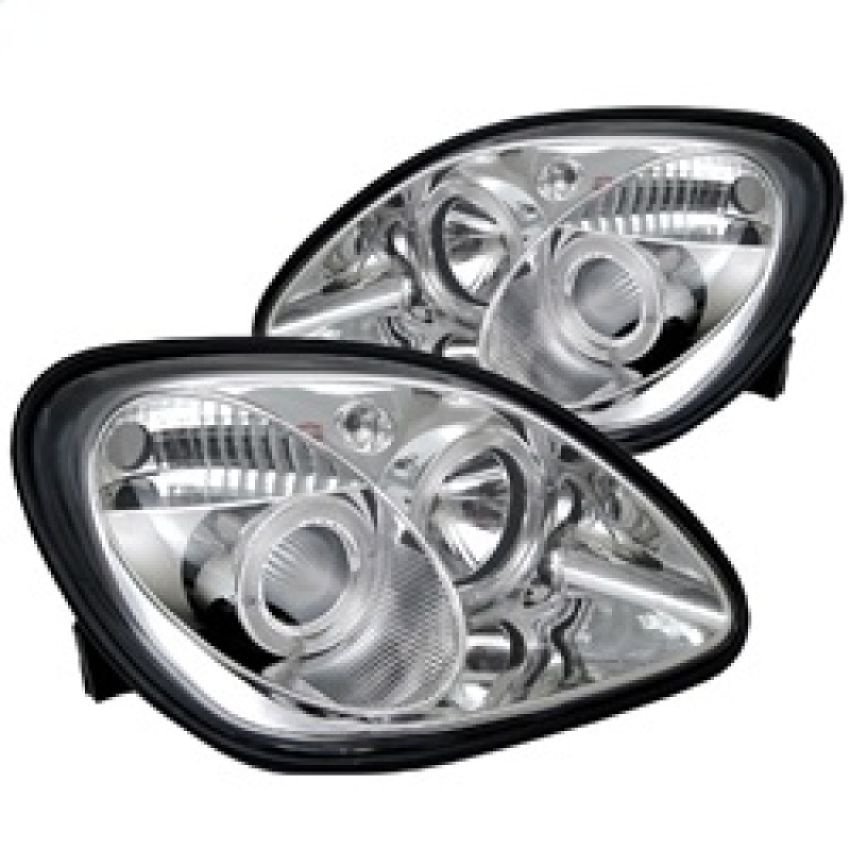 SPYDER 5011206 Projector Headlights - LED Halo - Chrome