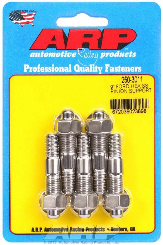 ARP ARP250-3011 Ford 9in S/S Pinion Support Stud Kit 6pt.