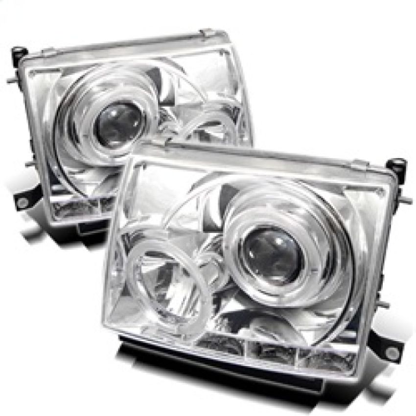 SPYDER 5011954 Projector Headlights - LED Halo - Chrome