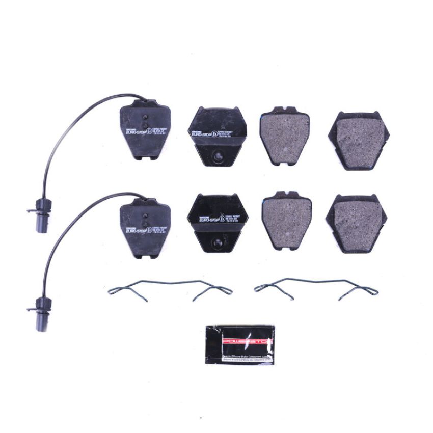 PowerStop ESP2538 EuroStop ECE-R90 Certified Brake Pad Set