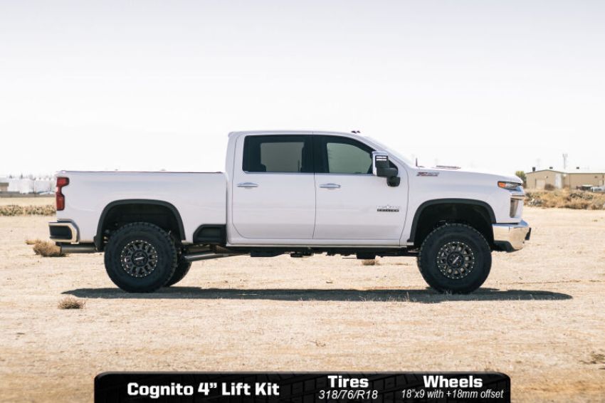 Cognito 210-P1151 20-24 Chevy/GMC Silv/Sierra 2500/3500 HD 2WD/4WD 4in Elite Lift Kit w/ Elka 2.5 RR Shocks