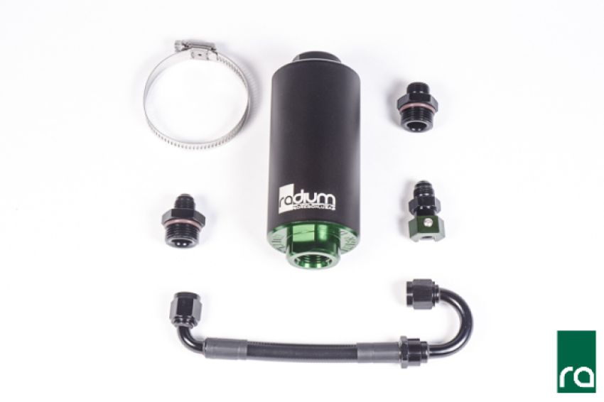 Radium Engineering 20-0347-03 FUEL FILTER KIT, PORSCHE 996/997.1 AWD, STAINLESS, 10 MICRON