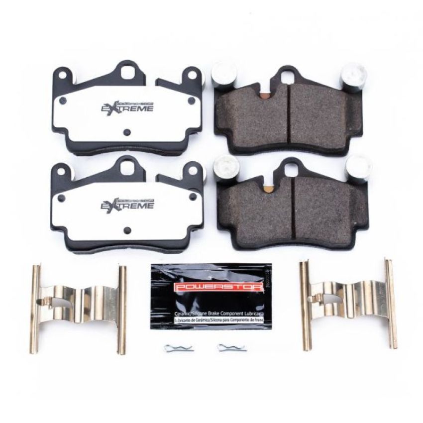 PowerStop Z26-978 PowerStop - Z26 Performance Carbon-Fiber Ceramic Brake Pads with Hardware Kit