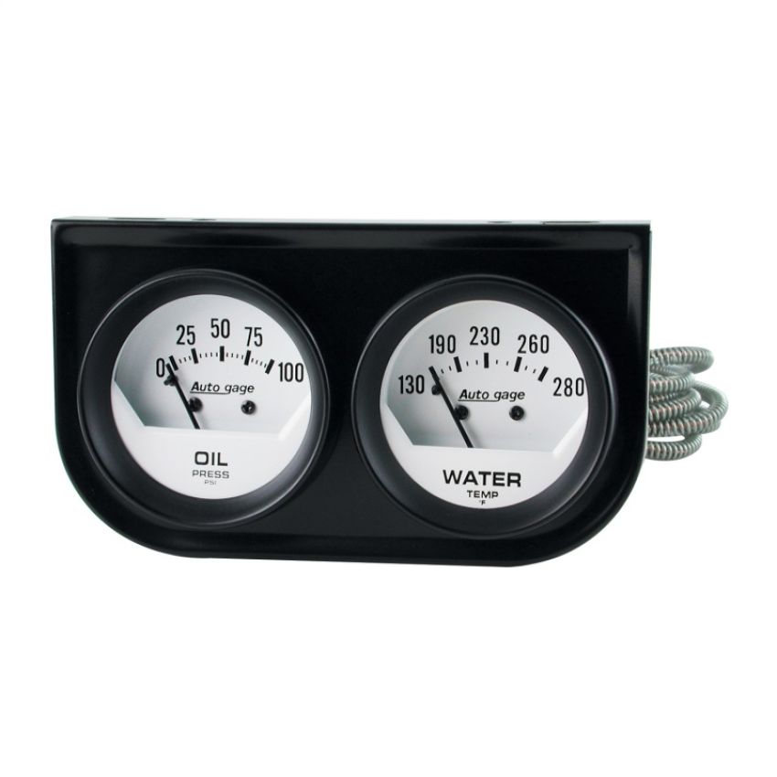 AutoMeter 2323 GAUGE CONSOLE, OILP/WTMP, 2