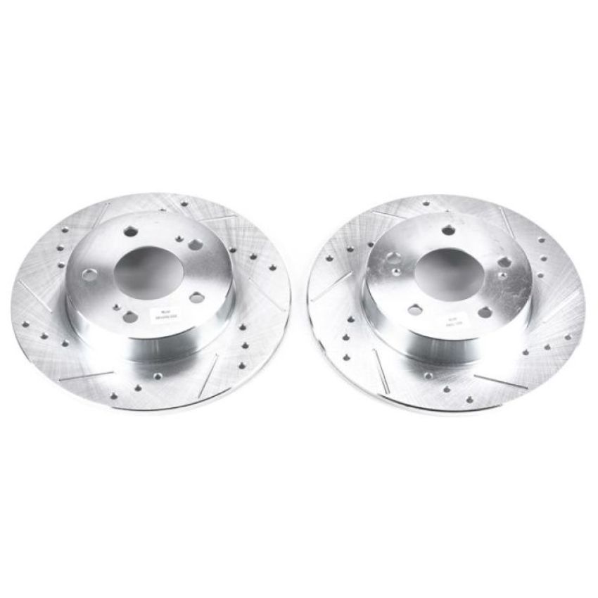 PowerStop JBR752XPR PowerStop Evolution Performance Drilled, Slotted & Plated Brake Rotor Pair