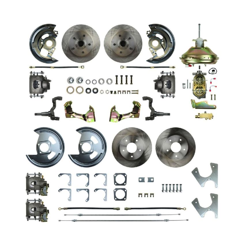 RIGHT STUFF DETAILING RSDAFXDC45CY 69-74 GM A/F/X-Body Disc Brake Conversion