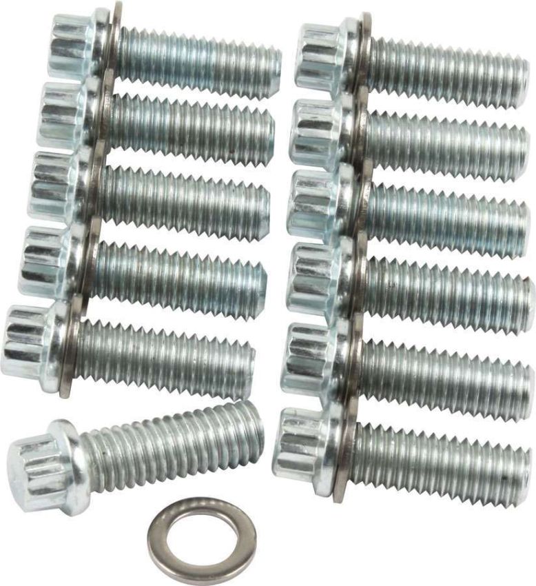 ALLSTAR PERFORMANCE ALL87010 Intake Bolt Kit SBC 12PT 12pk