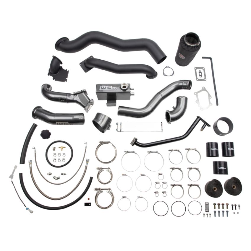 Wehrli WCF100570-CR 01-04 Duramax LB7 Twin Turbo Kit S400/Stock - Candy Red