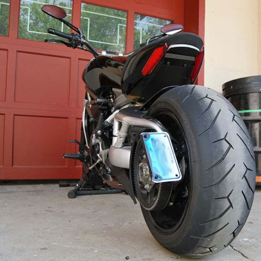 New Rage Cycles XD-SIDE 16+ Ducati XDiavel Side Mount License Plate-2 Position