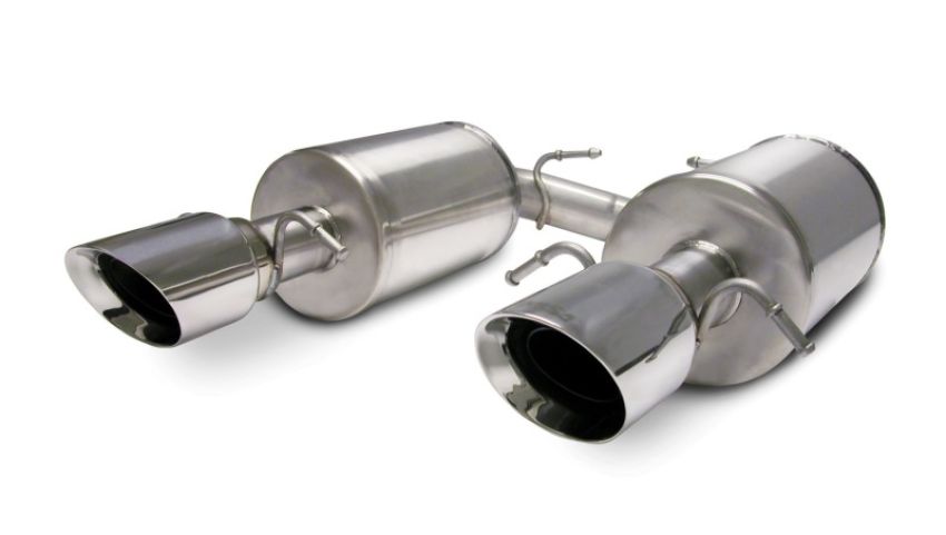 CORSA Performance 14157 Corsa 2005-2007 Cadillac STS 4.6L Polished Touring Axle-Back Exhaust
