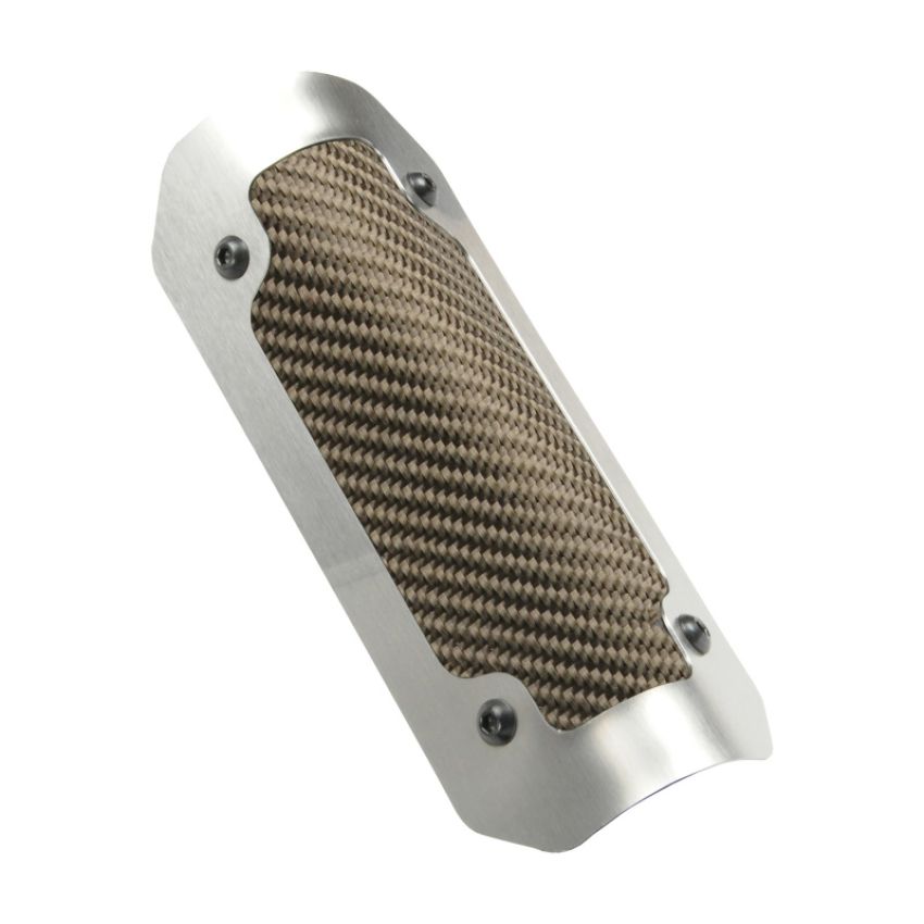 Design Engineering 902460 Flexible Pipe Shield, 4in x 8in, Titanium