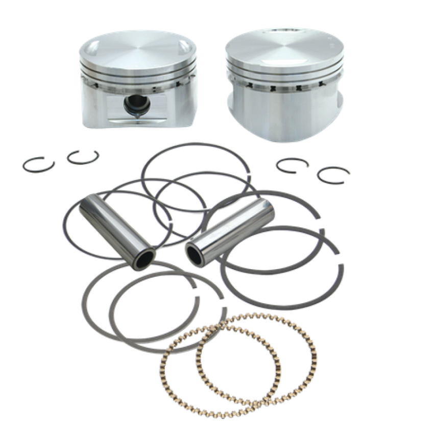 S&S Cycle 92-1931 84-99 BT 3-5/8in x 4-5/8in .010 Piston Set