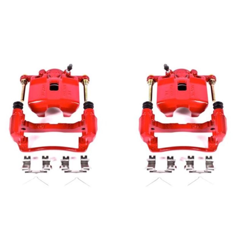 PowerStop S2796 Red Powder Coated Calipers