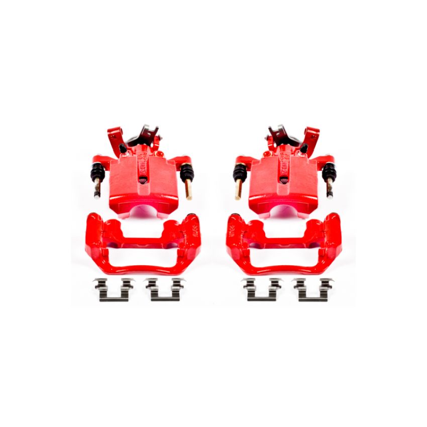 PowerStop S4892 Red Powder Coated Calipers
