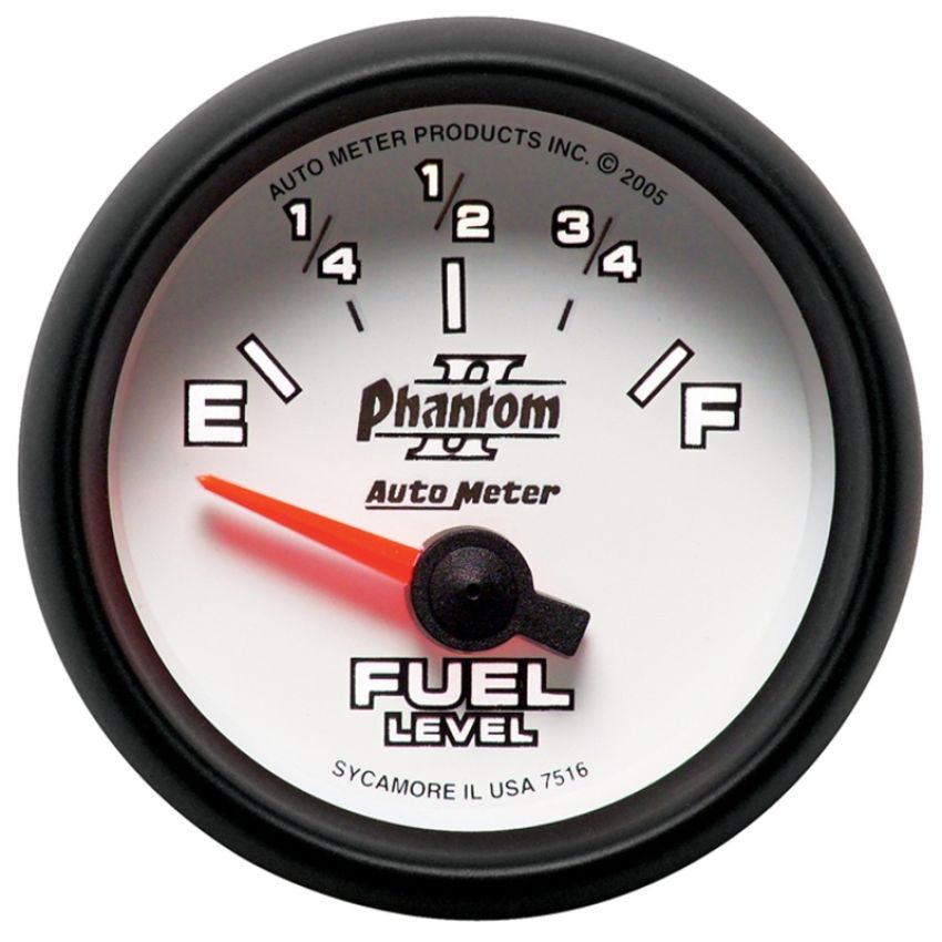 AutoMeter 7516 GAUGE, FUEL LEVEL, 2 1/16